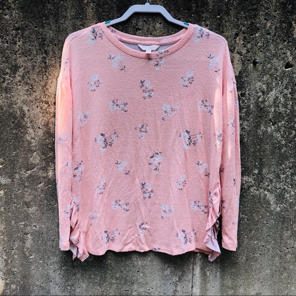 LC Lauren Conrad Pink Floral Top - Picture 2 of 10